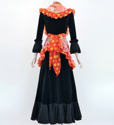 Flamenco Apron and Shawl Set / Roses & Carnations / Pink / JPA-28