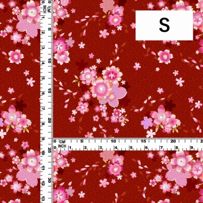 Japan Fabric / Cherry Blossom / JWA-003-RD