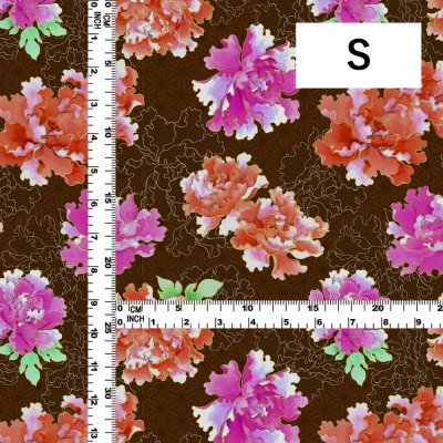 Japan Fabric / Peony / JWA-007-BR