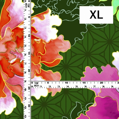 Japan Fabric / Peony / JWA-007-GR