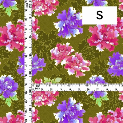 Japan Fabric / Peony / JWA-007-KA
