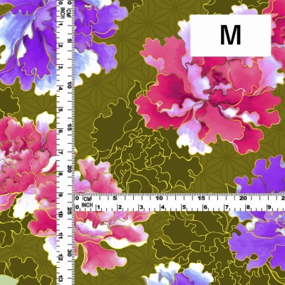 Japan Fabric / Peony / JWA-007-KA
