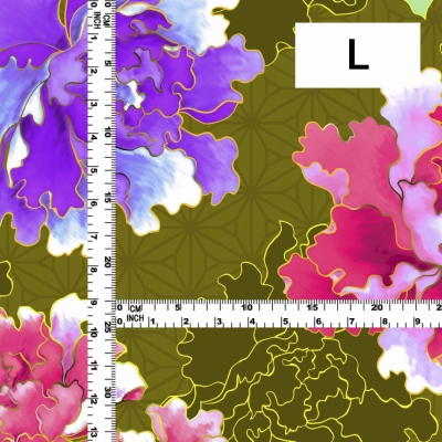 Japan Fabric / Peony / JWA-007-KA