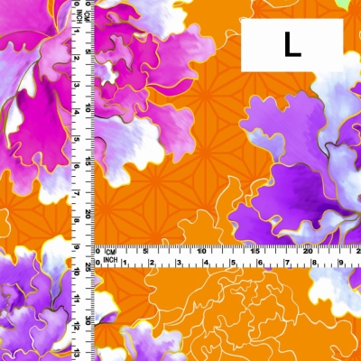 Japan Fabric / Peony / JWA-007-OR