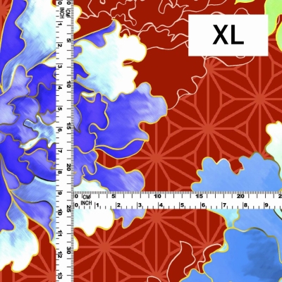 Japan Fabric / Peony / JWA-007-RD