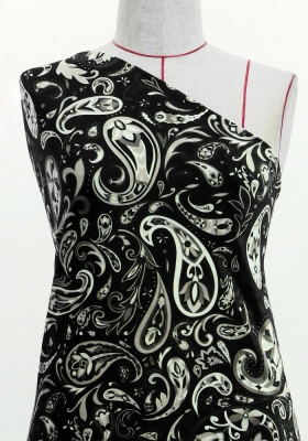 Flamenco Fabric / Paisley / JKF-035-BK