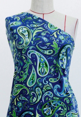 Flamenco Fabric / Paisley / JKF-035-BL