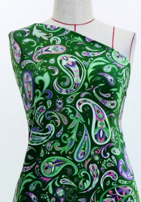 Flamenco Fabric / Paisley / JKF-035-GR