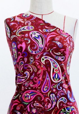 Flamenco Fabric / Paisley / JKF-035-RD