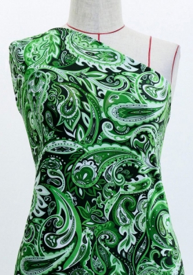 Flamenco Fabric / Paisley / JKF-037-GR
