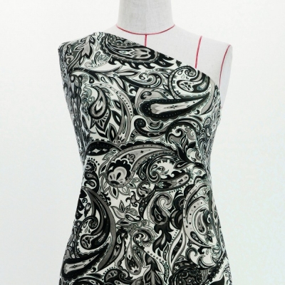 Flamenco Fabric / Paisley / JKF-037-GY