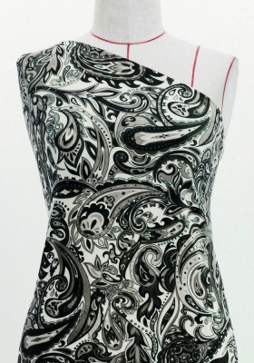 Flamenco Fabric / Paisley / JKF-037-GY