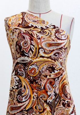 Flamenco Fabric / Paisley / JKF-037-OR