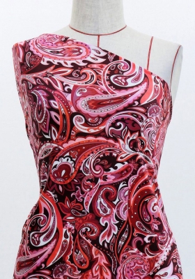 Flamenco Fabric / Paisley / JKF-037-RD