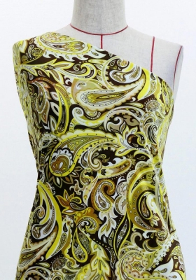 Flamenco Fabric / Paisley / JKF-037-YE