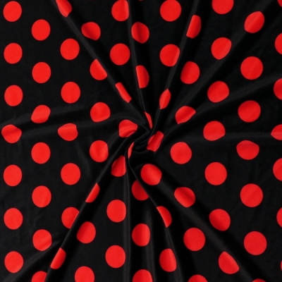 Flamenco Fabric / Dots / Black / JKF-039
