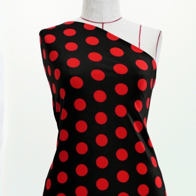 Flamenco Fabric / Dots / Black / JKF-039