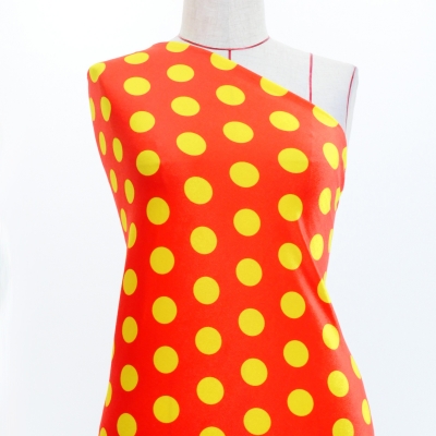 Flamenco Fabric / Dots / Orange / JKF-045