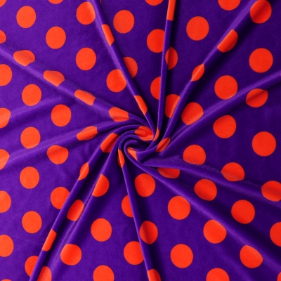 Flamenco Fabric / Dots / Purple / JKF-049