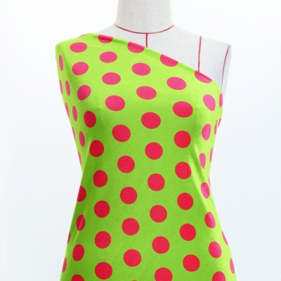 Flamenco Fabric / Dots / Yellow Green / JKF-059