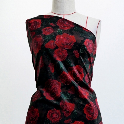 Flamenco Fabric / Rose / JKF-061-BK