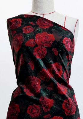 Flamenco Fabric / Rose / JKF-061-BK