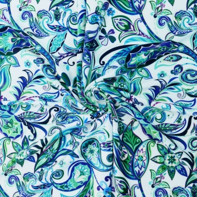 Flamenco Fabric / Paisley / JKF-063-BL