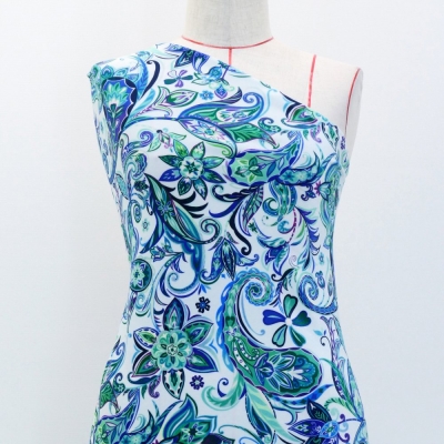 Flamenco Fabric / Paisley / JKF-063-BL