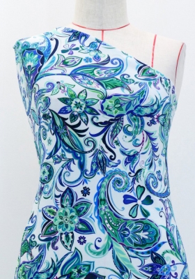 Flamenco Fabric / Paisley / JKF-063-BL
