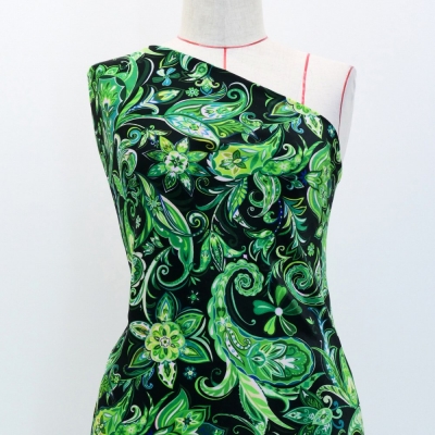 Flamenco Fabric / Paisley / JKF-063-GR