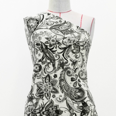 Flamenco Fabric / Paisley / JKF-063-GY