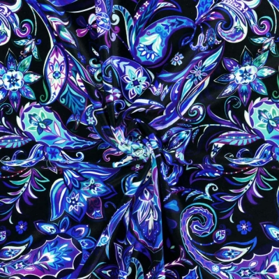 Flamenco Fabric / Paisley / JKF-063-NV