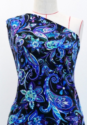 Flamenco Fabric / Paisley / JKF-063-NV