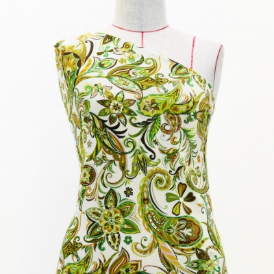 Flamenco Fabric / Paisley / JKF-063-YE