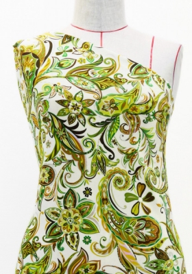 Flamenco Fabric / Paisley / JKF-063-YE