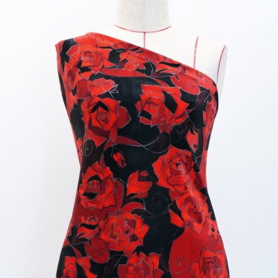 Flamenco Fabric / Rose / JKF-065-RDBK