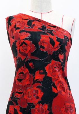 Flamenco Fabric / Rose / JKF-065-RDBK