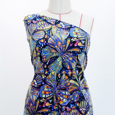 Flamenco Fabric / Butterfly Paisley / JKF-071-BL