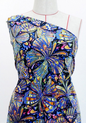 Flamenco Fabric / Butterfly Paisley / JKF-071-BL