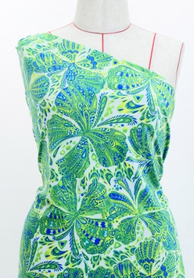 Flamenco Fabric / Butterfly Paisley / JKF-071-GR