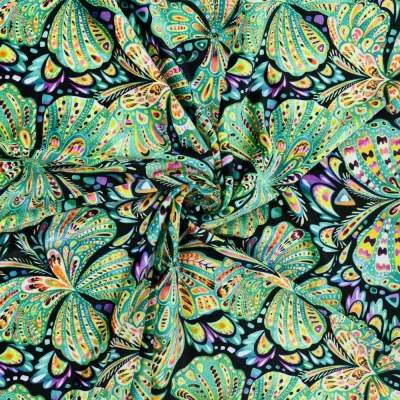 Flamenco Fabric / Butterfly Paisley / JKF-071-TBL