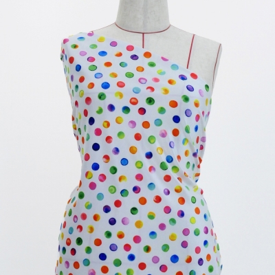 Flamenco Fabric / Dots / JKF-073-WH