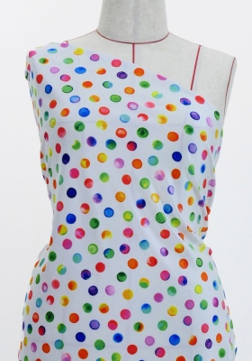 Flamenco Fabric / Dots / JKF-073-WH