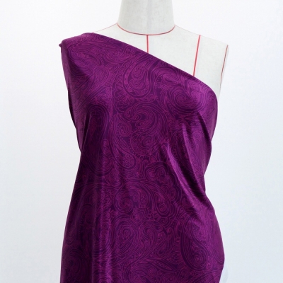 Flamenco Fabric / Paisley / JKF-075-RDPU