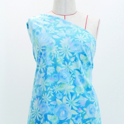 Flamenco Fabric / Floral / JKF-077-BL