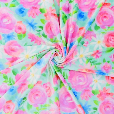 Flamenco Fabric / Floral / JKF-077-LBLPI