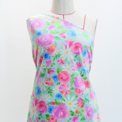 Flamenco Fabric / Floral / JKF-077-LBLPI