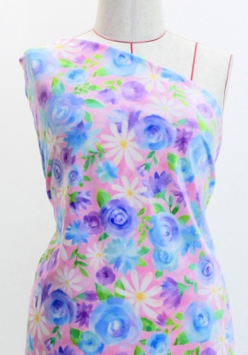Flamenco Fabric / Floral / JKF-077-PIBL