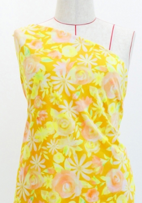 Flamenco Fabric / Floral / JKF-077-YE