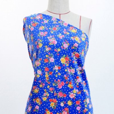 Flamenco Fabric / Rose&Carnation / JKF-079-BL